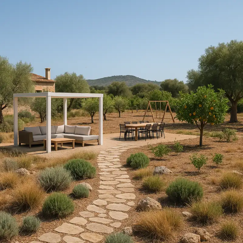 Diseño de grandes jardines en Mallorca